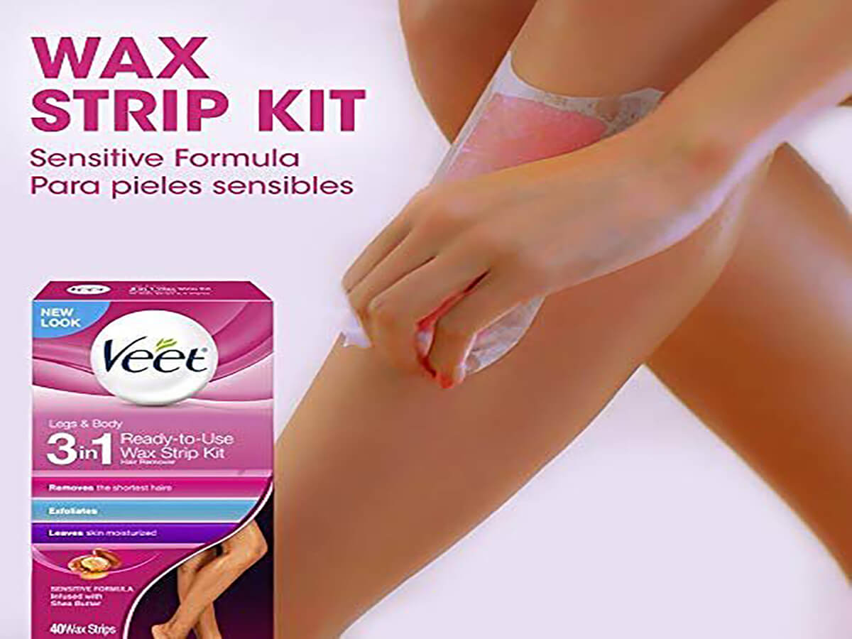 Veet Leg and Body Hair Removal Cold Wax Strips